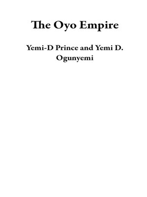 cover image of The Oyo Empire